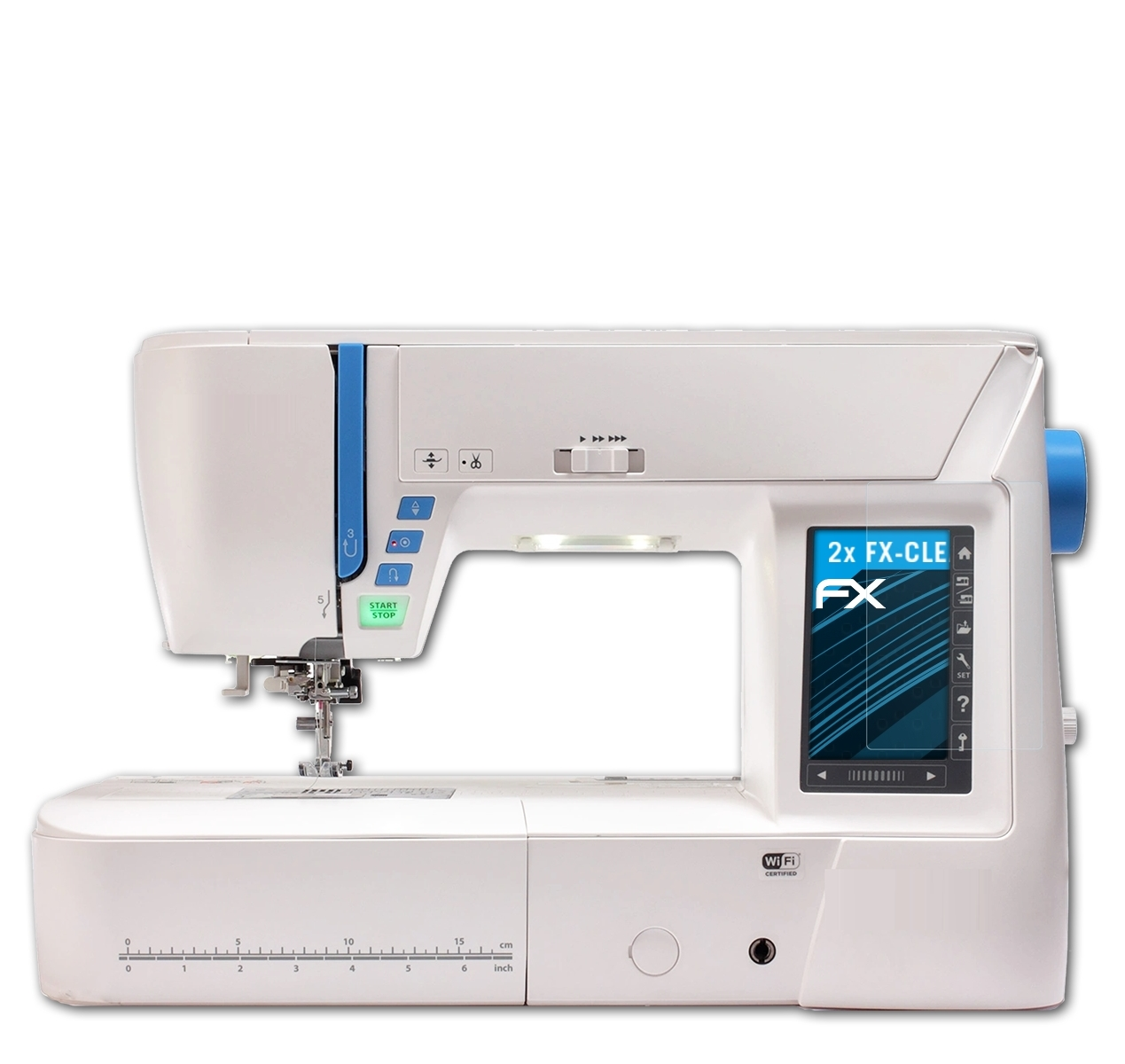 Skyline ATFOLIX 2x Janome FX-Clear S9) Displayschutz(für