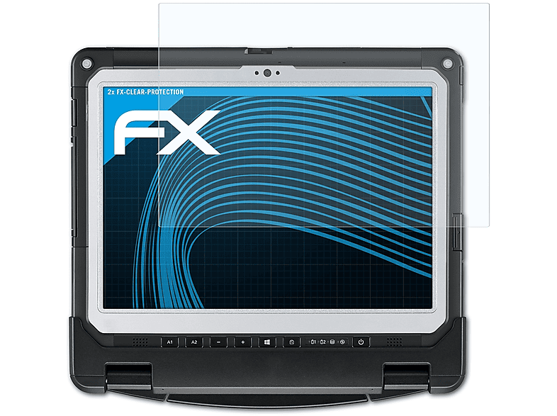 ATFOLIX 2x FX-Clear Panasonic Tablet) 33 ToughBook Displayschutz(für
