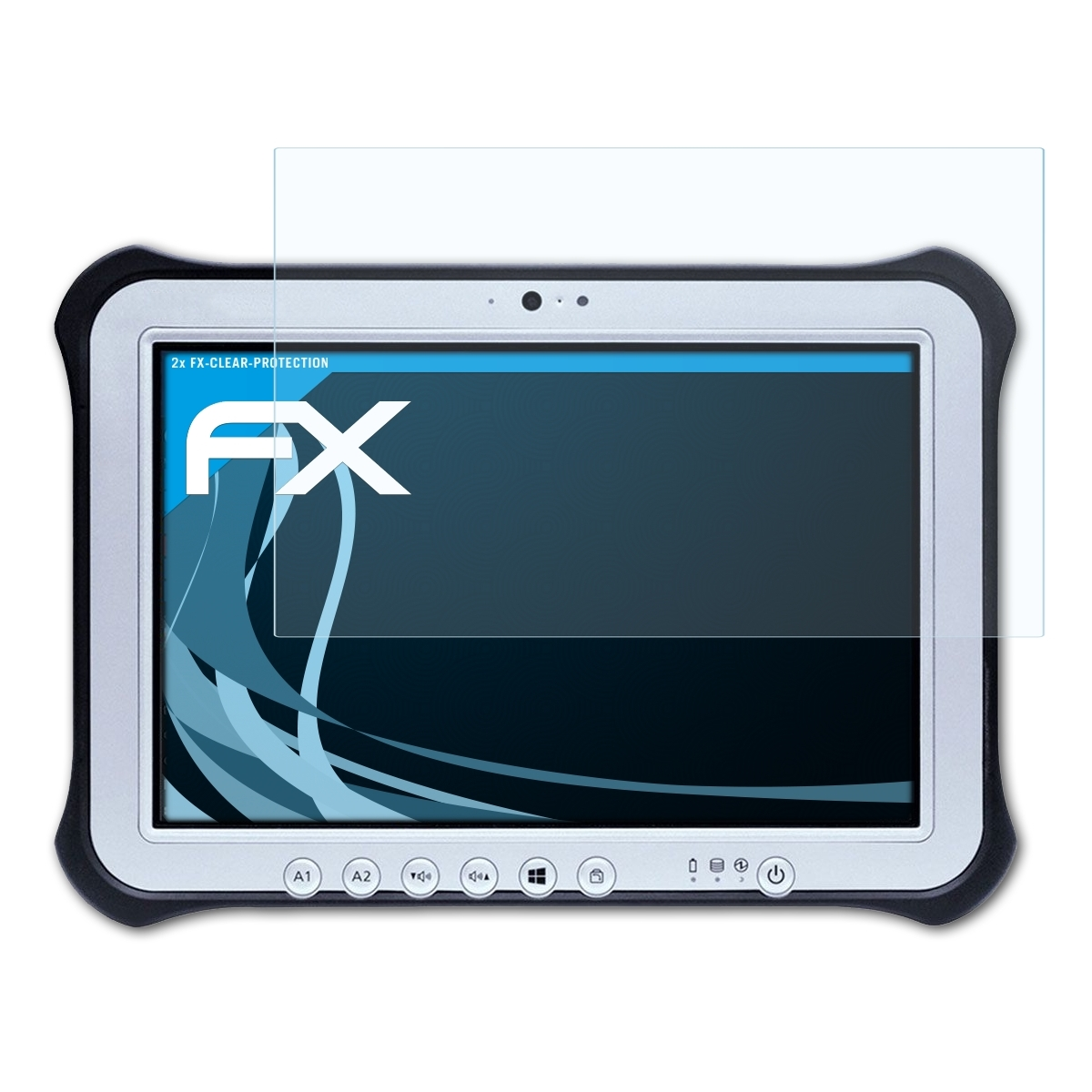 ATFOLIX 2x FX-Clear Displayschutz(für Panasonic ToughBook G1)