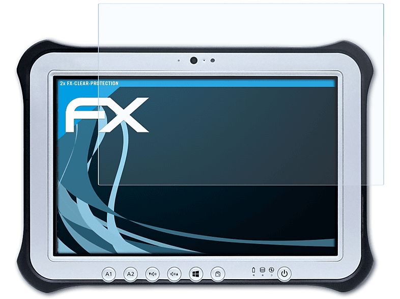 G1) 2x Panasonic ToughBook ATFOLIX FX-Clear Displayschutz(für