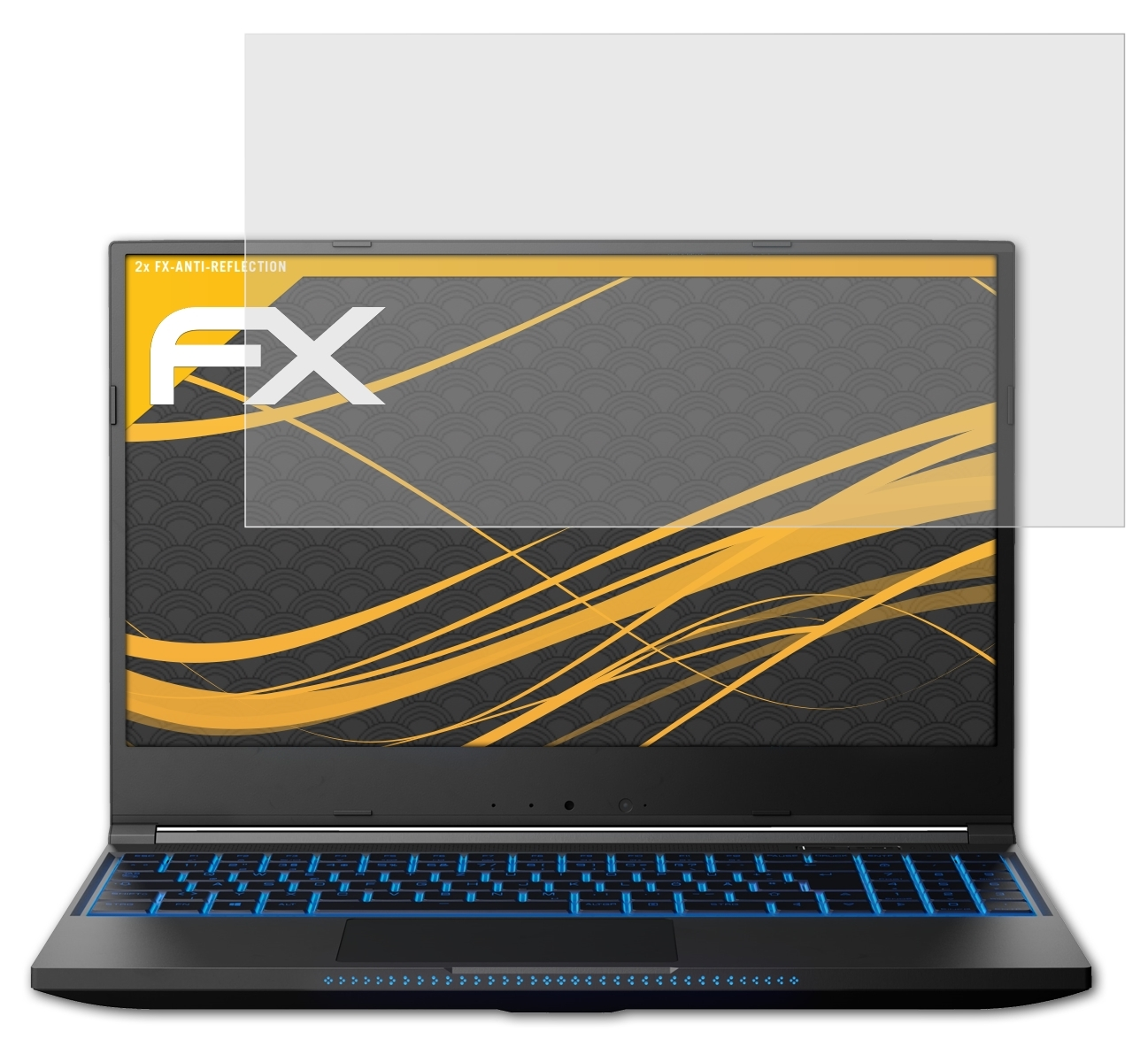 ATFOLIX 2x FX-Antireflex Displayschutz(für Medion Guardian Erazer X10)