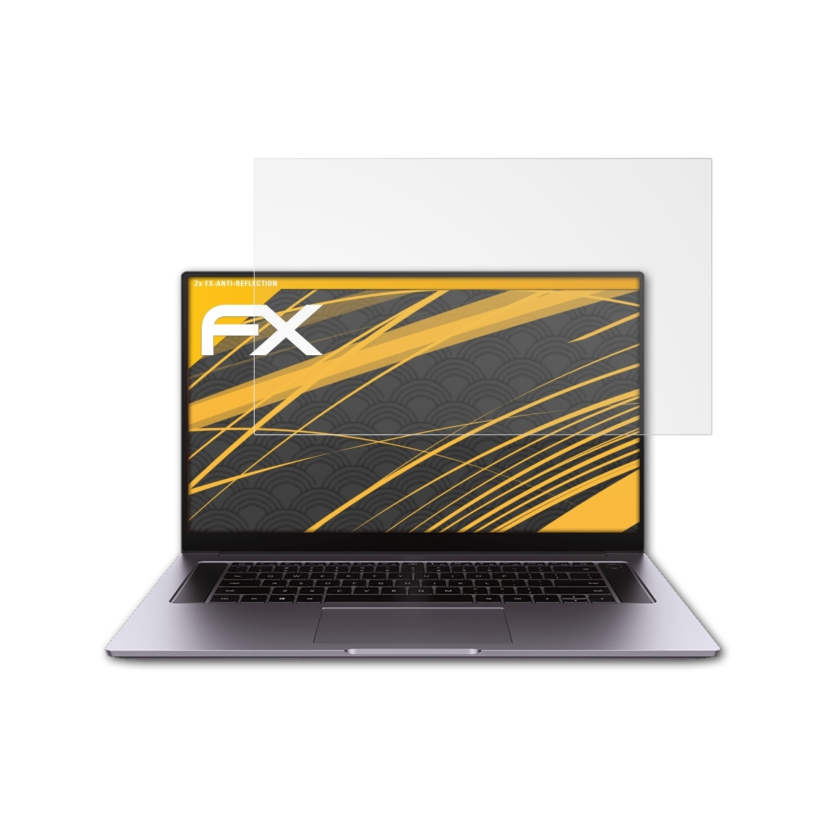 ATFOLIX 2x FX-Antireflex Displayschutz(für Huawei (2021)) 16 MateBook D