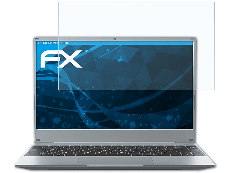 ATFOLIX 2x FX-Clear Displayschutz(für Medion AKOYA E14304 (MD63780))