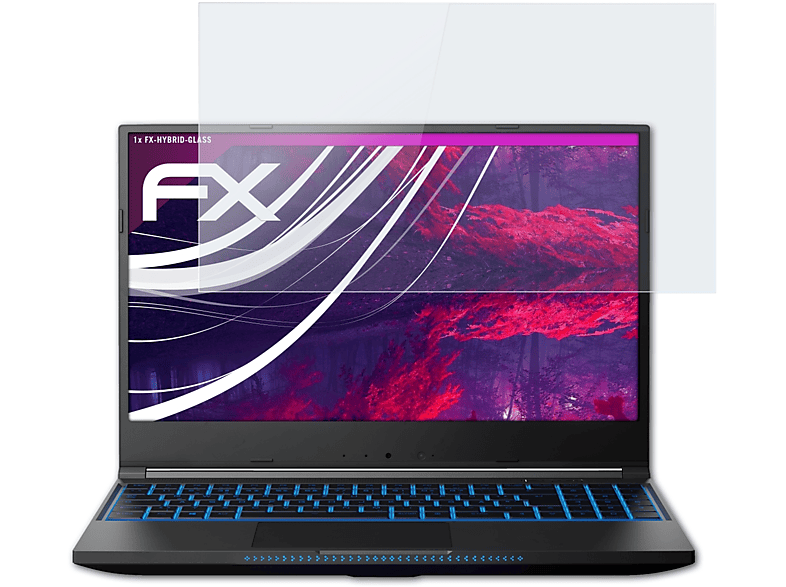 ATFOLIX FX-Hybrid-Glass Schutzglas(für X10) Erazer Medion Guardian