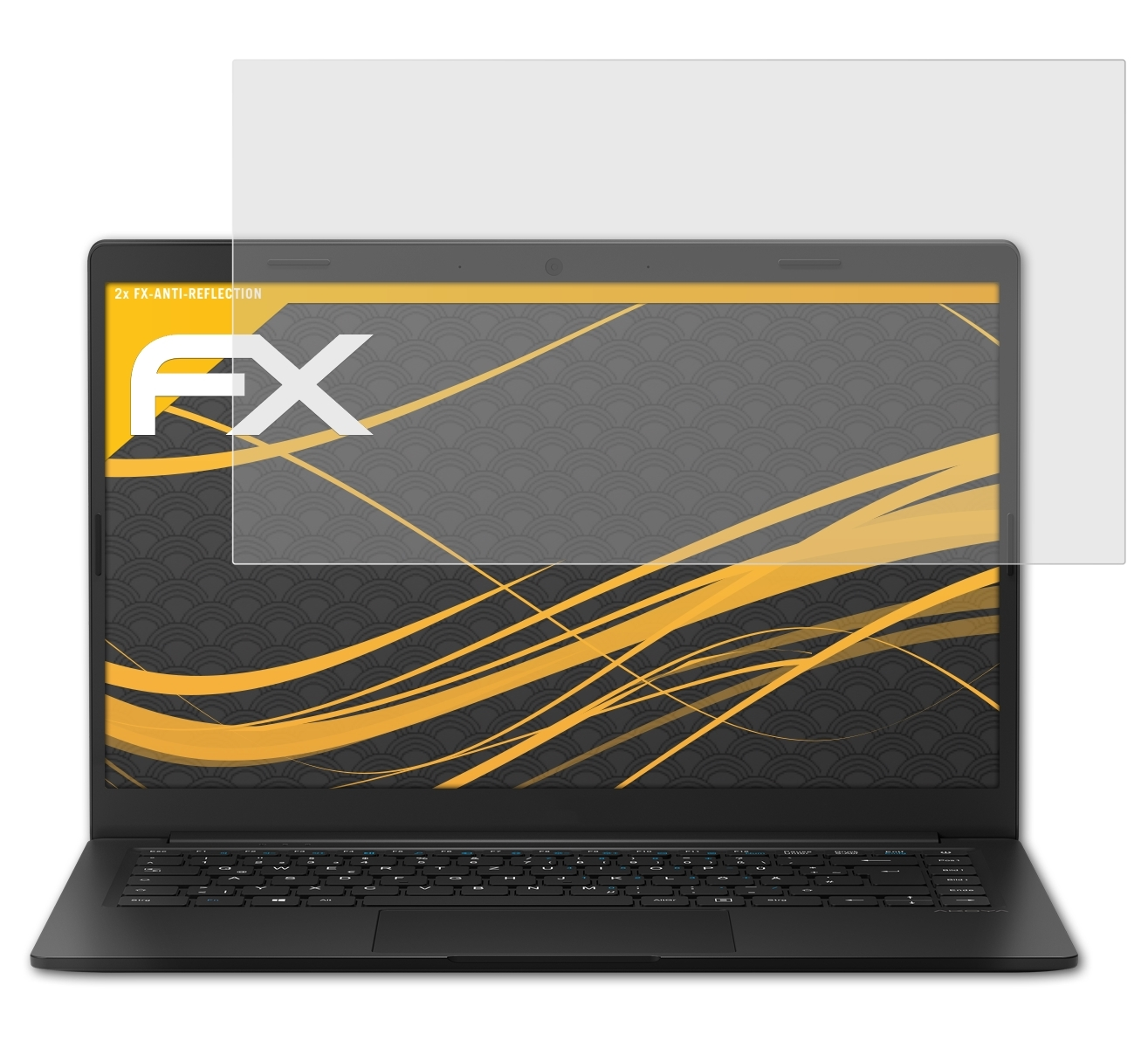 ATFOLIX 2x Displayschutz(für FX-Antireflex AKOYA Medion S15447 (MD61993))