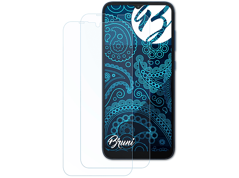 BRUNI 2x Basics-Clear Schutzfolie(für Nokia C20 Plus)
