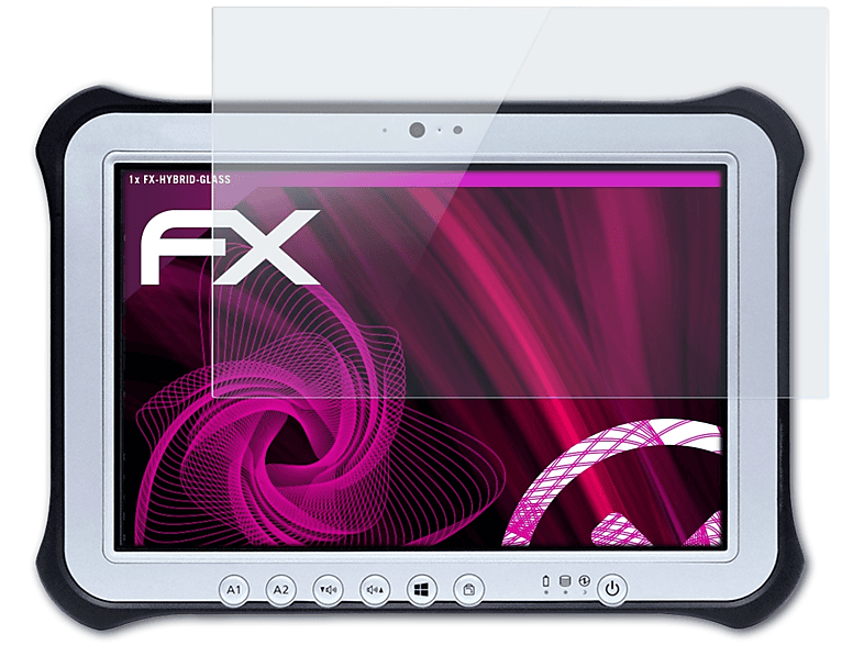 ATFOLIX FX-Hybrid-Glass Schutzglas(für Panasonic ToughBook G1)
