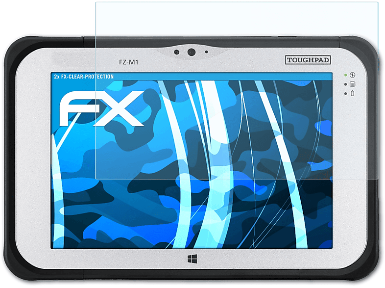 ATFOLIX 2x FX-Clear Standard) Panasonic Displayschutz(für ToughBook M1