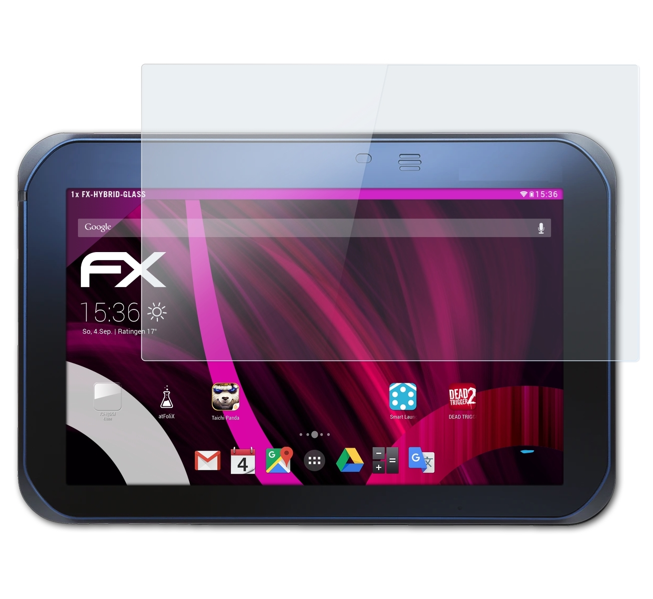 L1) FX-Hybrid-Glass Panasonic ATFOLIX Toughbook Schutzglas(für