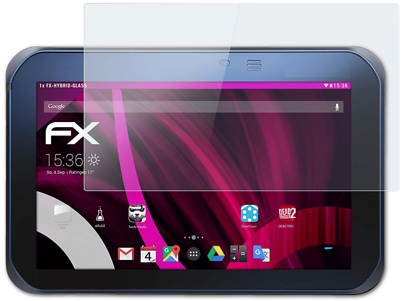 ATFOLIX FX-Hybrid-Glass Schutzglas(für Panasonic Toughbook L1) | Tabletschutzfolien