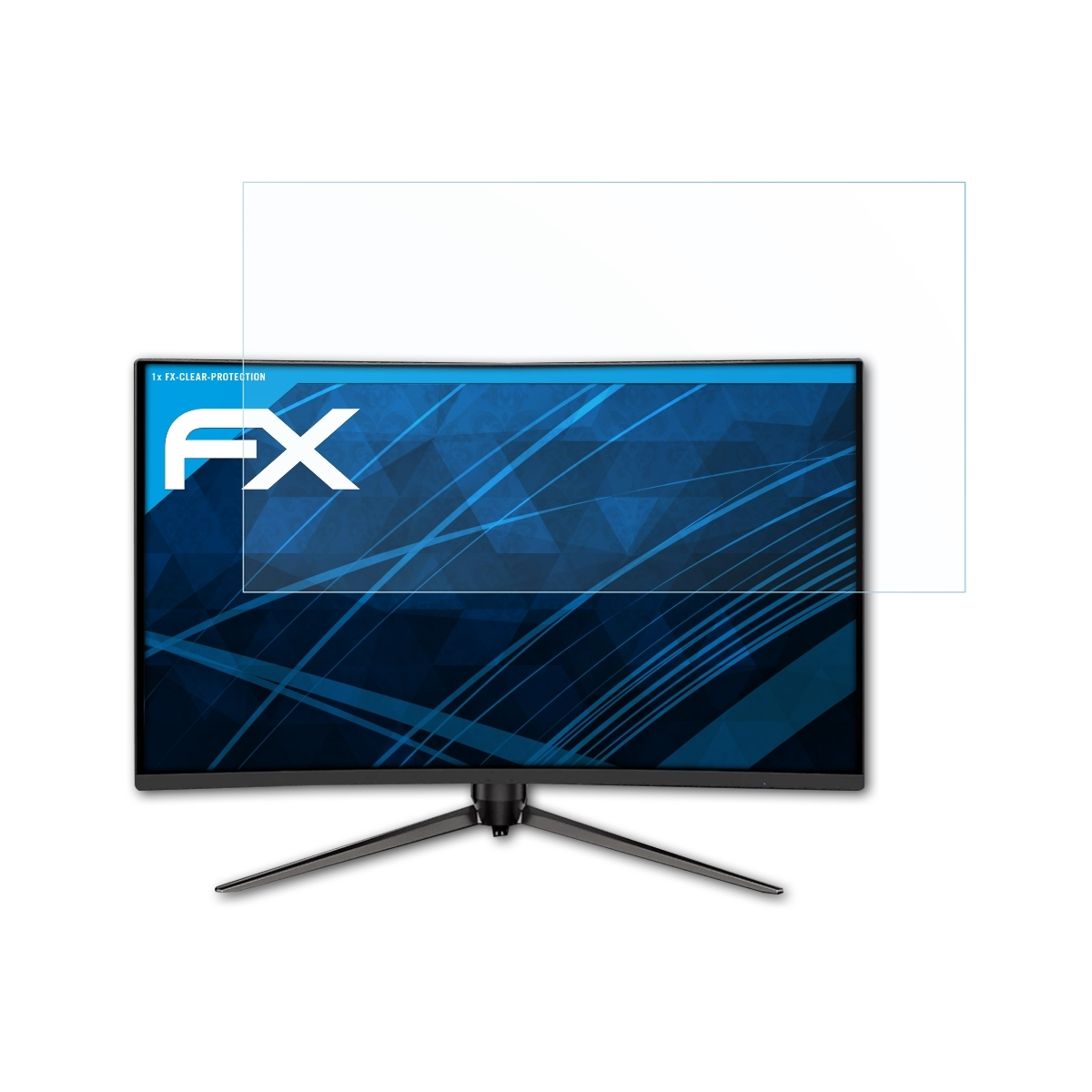 ATFOLIX FX-Clear MSI AG321CQRDE) Optix Displayschutz(für