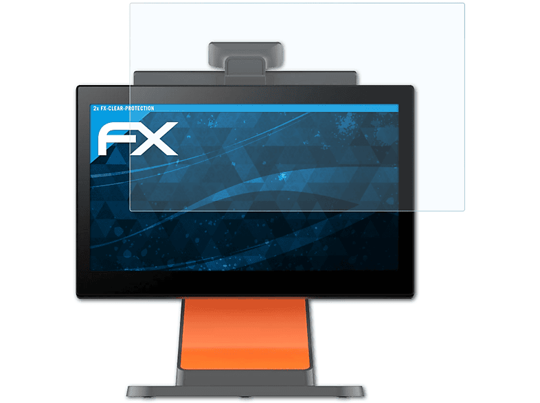 ATFOLIX 2x FX-Clear Displayschutz(für Sunmi D2s Lite)