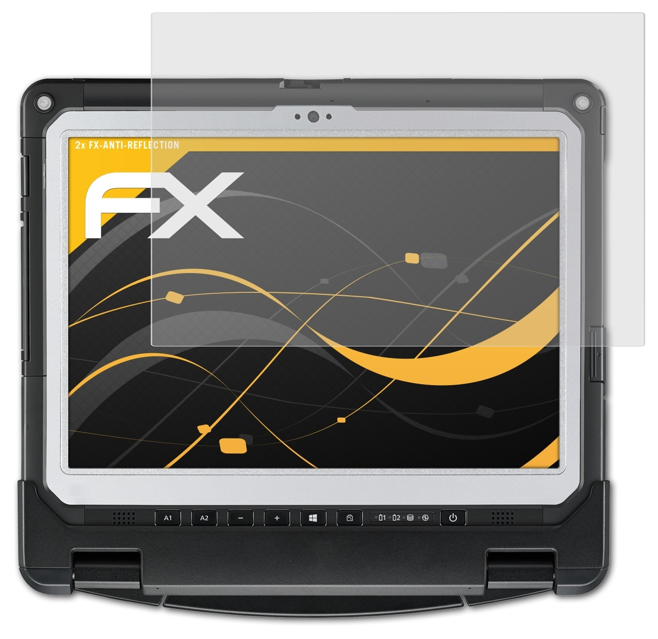 Tablet) 33 Displayschutz(für ToughBook Panasonic FX-Antireflex 2x ATFOLIX