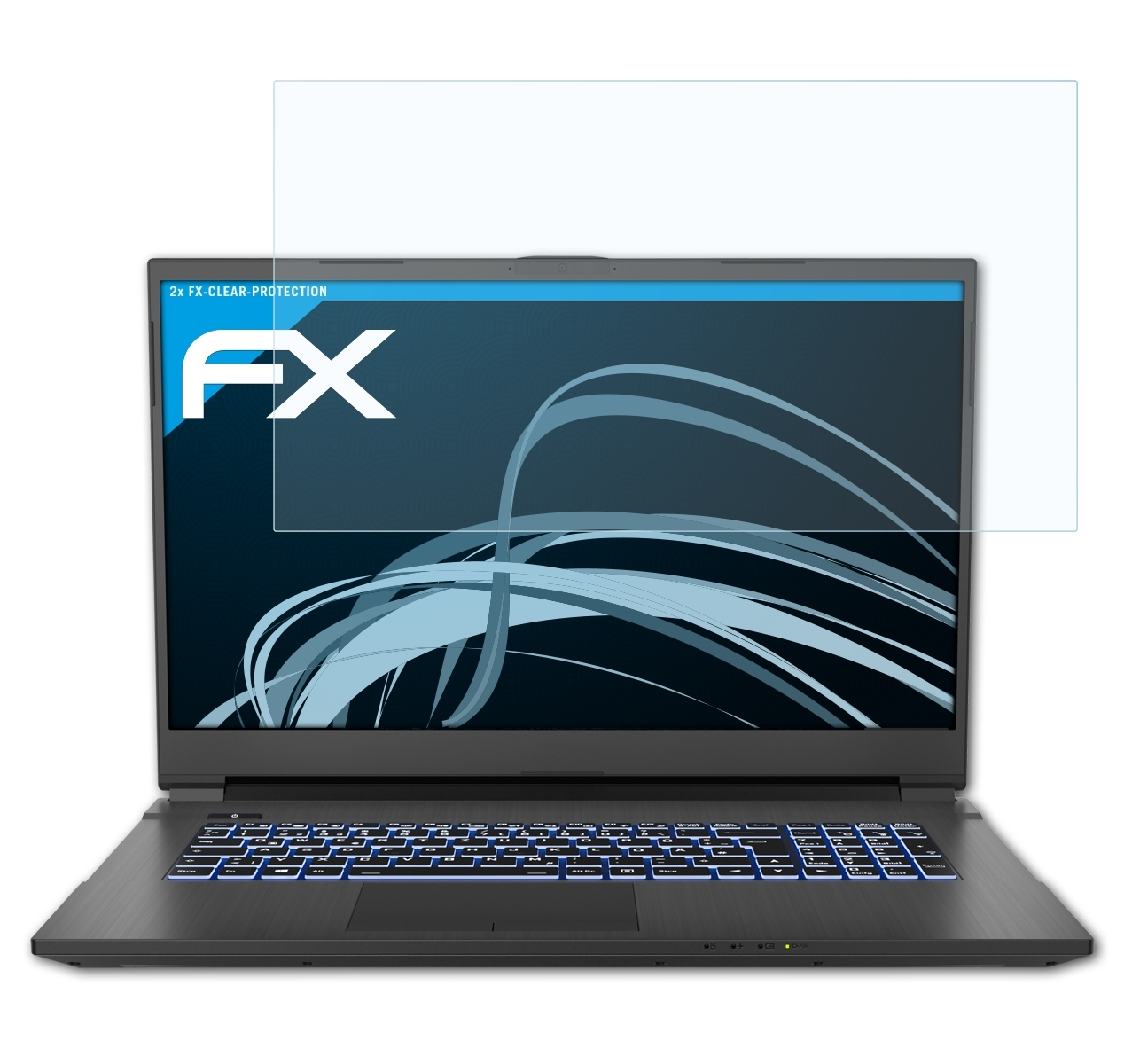 ATFOLIX 2x FX-Clear Displayschutz(für AKOYA Medion (MD62169)) E15407