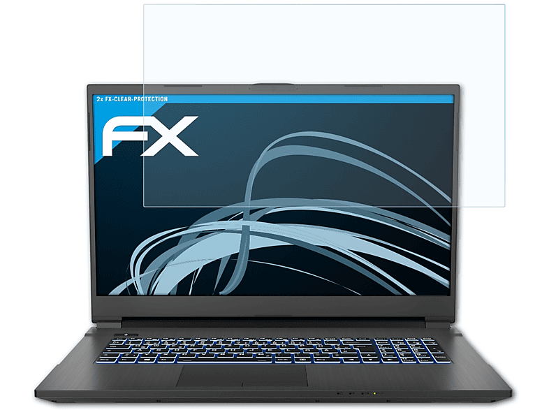 ATFOLIX 2x FX-Clear Displayschutz(für Medion AKOYA E15407 (MD62169))