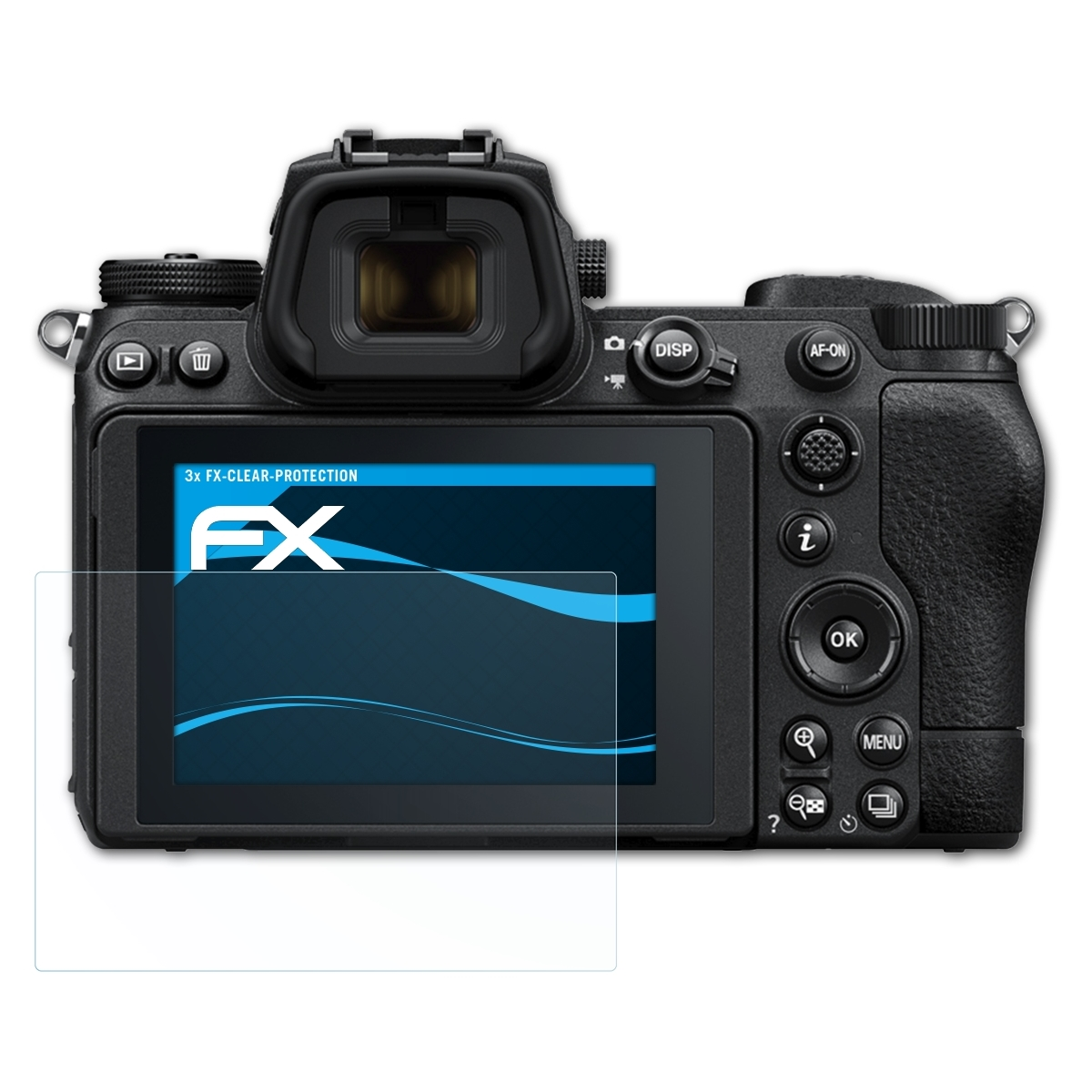 ATFOLIX 3x FX-Clear Displayschutz(für Z7 Nikon II)