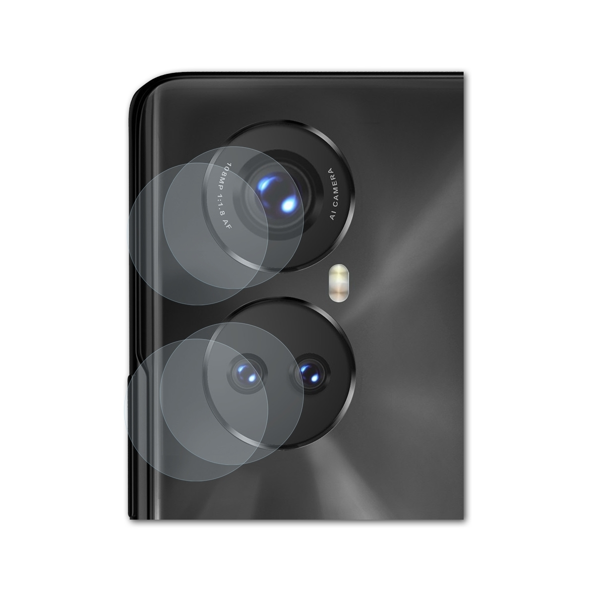 BRUNI (Lens)) 50 Basics-Clear Honor Schutzfolie(für 2x Pro