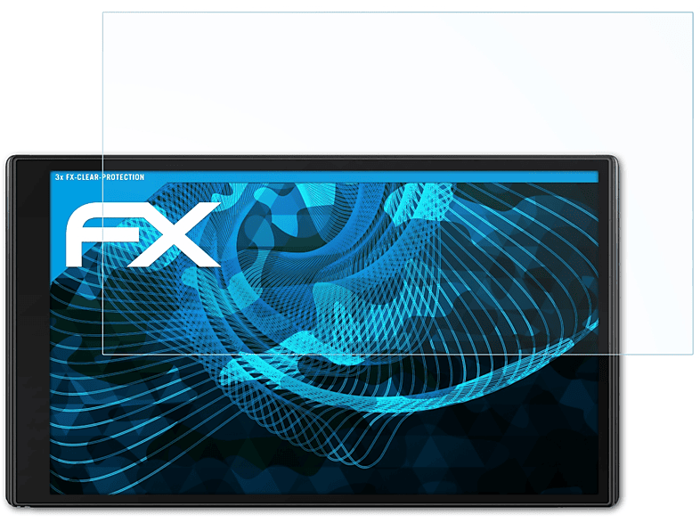 Garmin CamperVan) ATFOLIX 3x Displayschutz(für FX-Clear