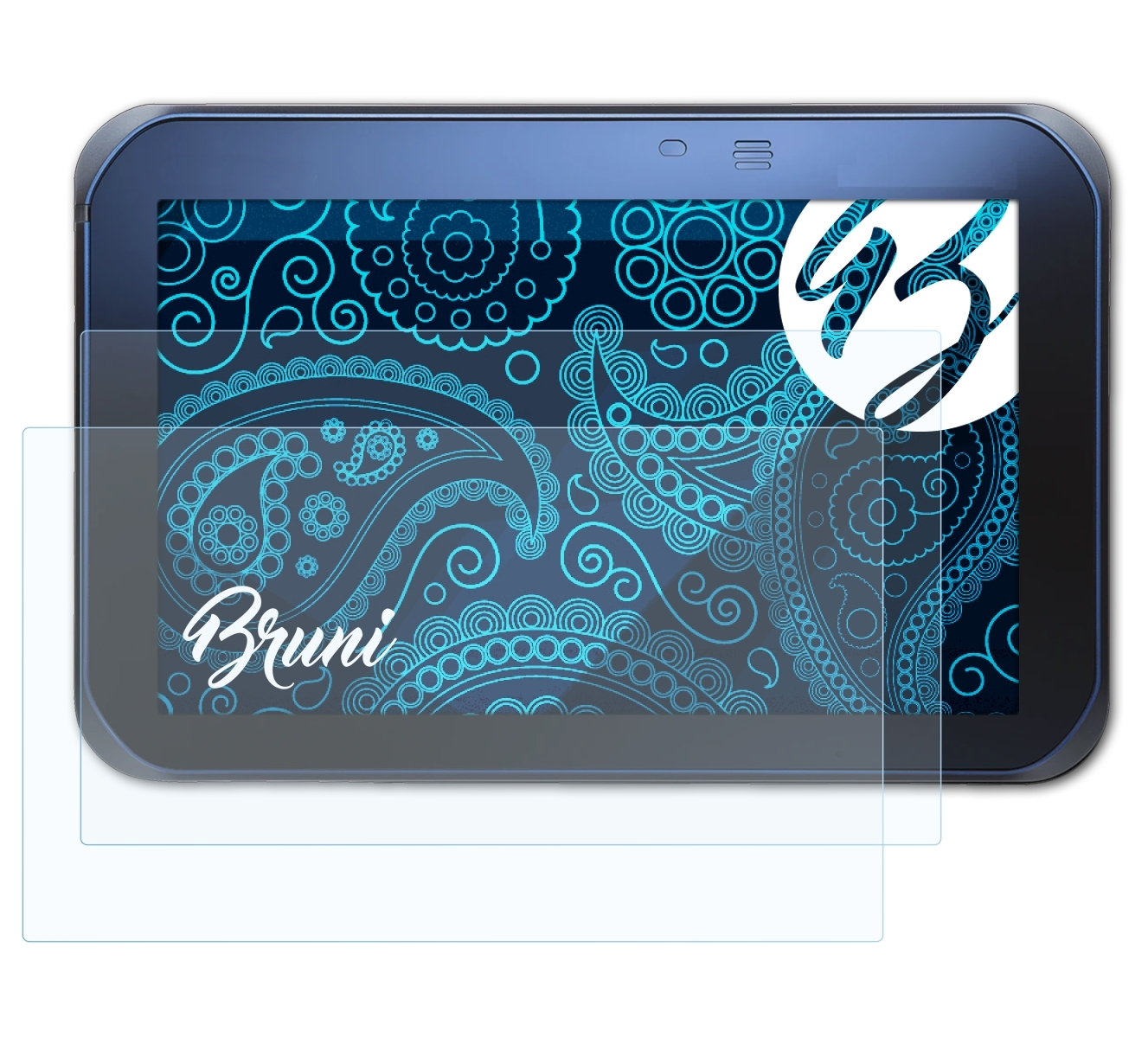 BRUNI 2x Basics-Clear Schutzfolie(für Panasonic L1) Toughbook