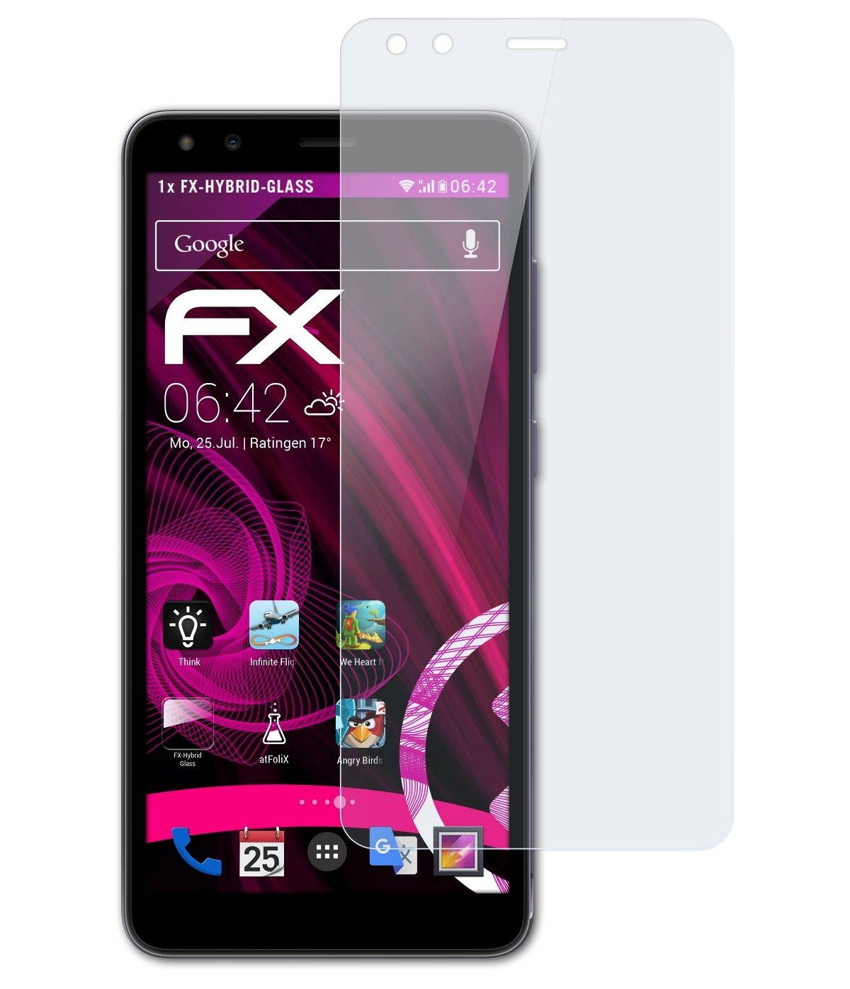 C1 Schutzglas(für 2nd ATFOLIX Edition) Nokia FX-Hybrid-Glass