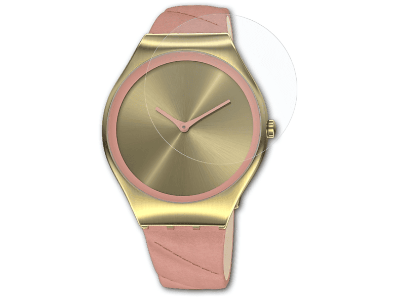 ATFOLIX 3x FX-Clear Swatch Displayschutz(für Quilted) Blush