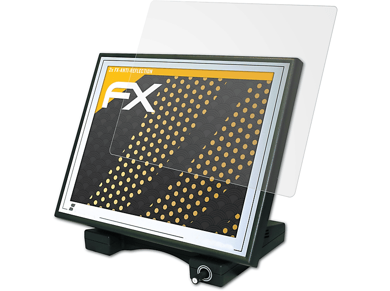 ATFOLIX 2x FX-Antireflex Displayschutz(für Schultes S-700 flextouch+)