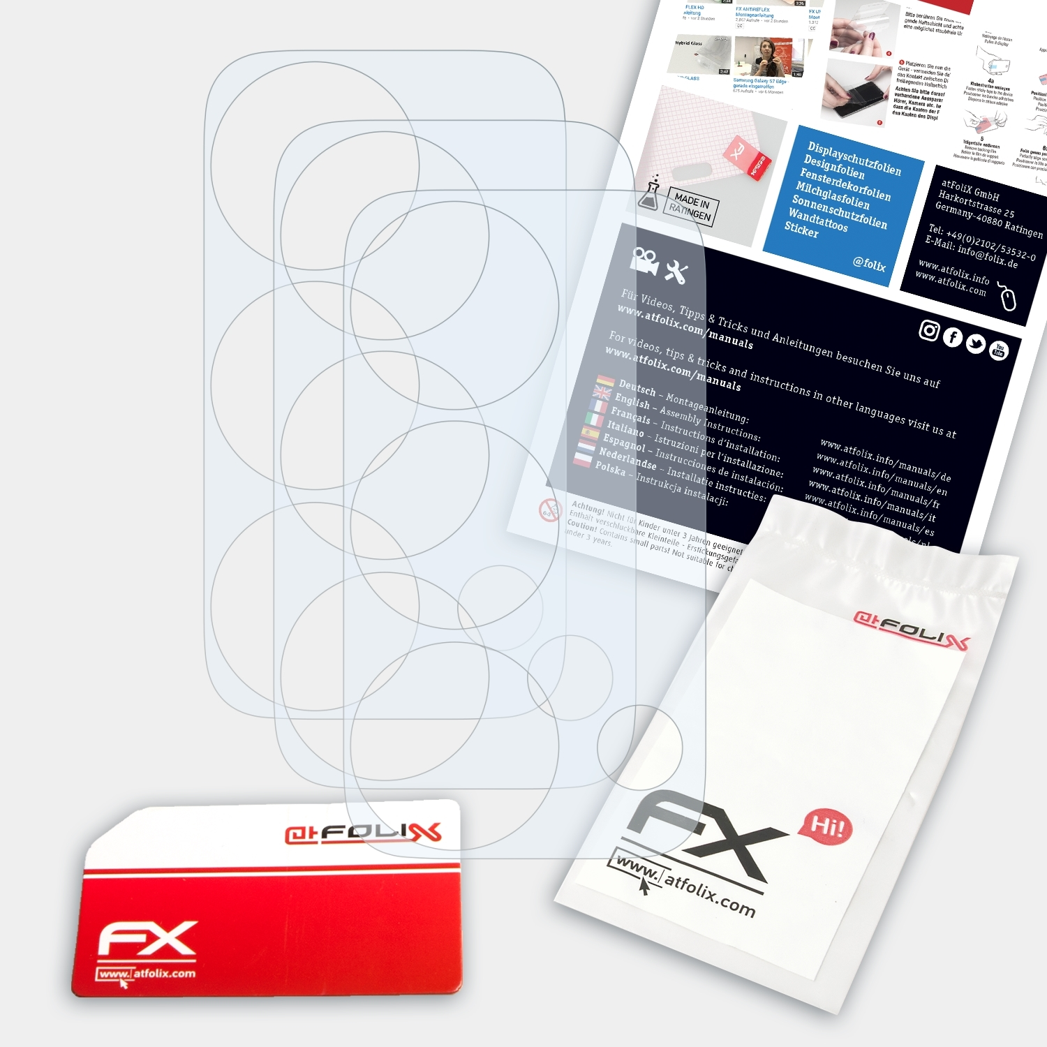 Realme GT ATFOLIX FX-Clear 3x Displayschutz(für Lens) Master Edition