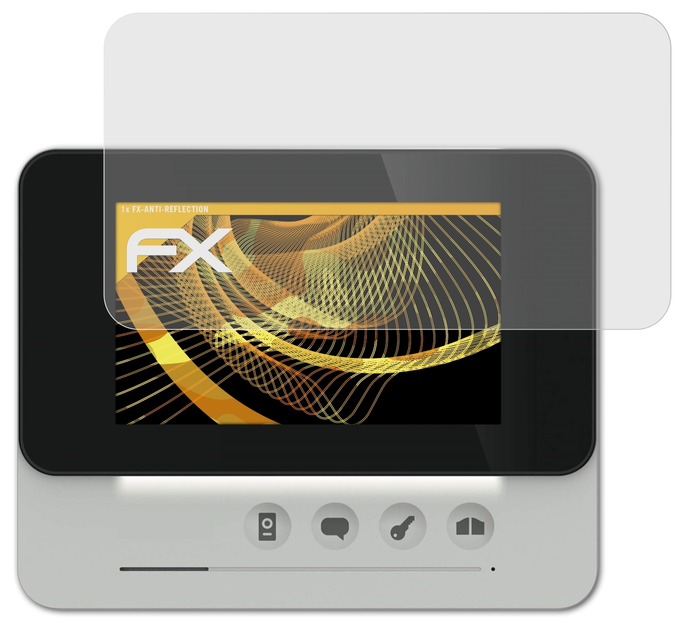 ATFOLIX FX-Antireflex WelcomeEye Inch Philips AddCompact (DES9300DDE/10)) Displayschutz(für 4.3