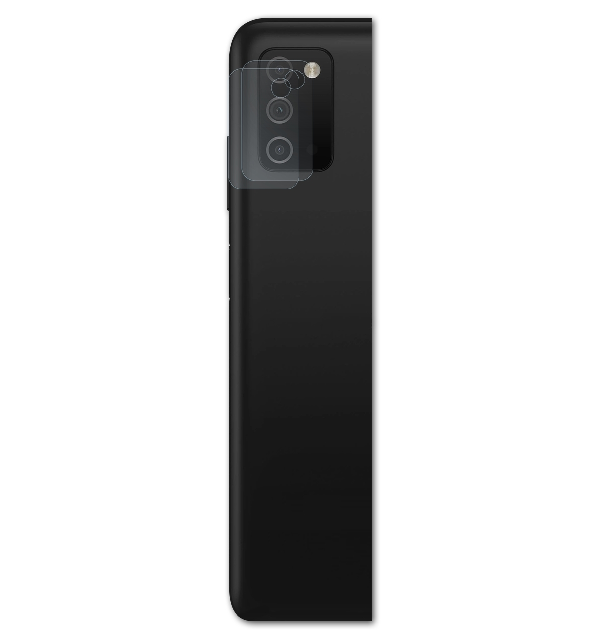 Basics-Clear Galaxy Schutzfolie(für BRUNI Samsung Lens) 2x A03s