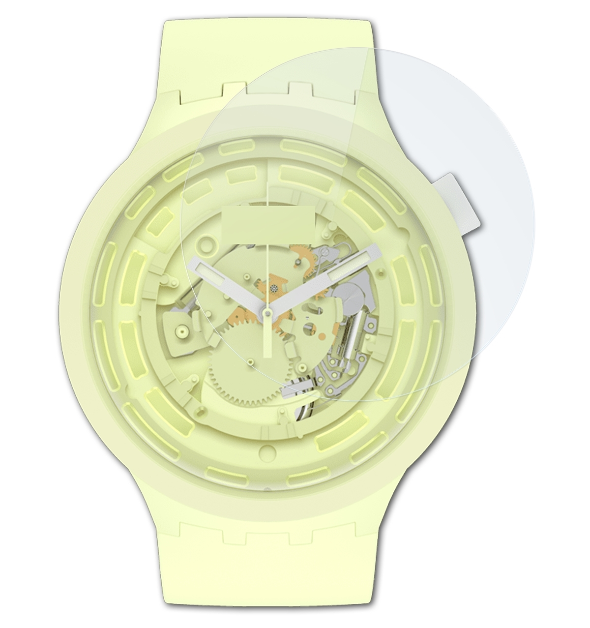 Schutzglas(für FX-Hybrid-Glass Swatch ATFOLIX C-Lime)