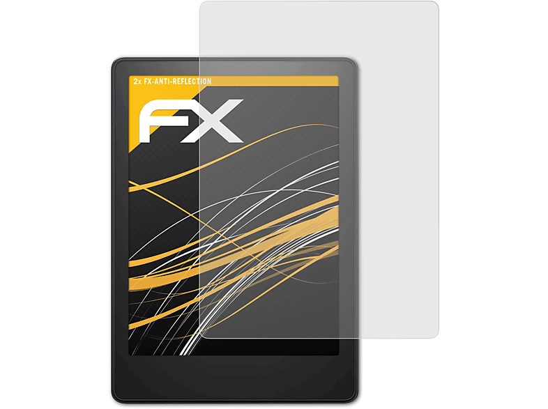 ATFOLIX 2x FX-Antireflex Kindle Kids Generation (11. 2021)) Displayschutz(für Paperwhite Amazon