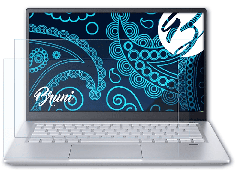 BRUNI 2x Basics-Clear Schutzfolie(für Acer (SFX14-41G)) Swift X