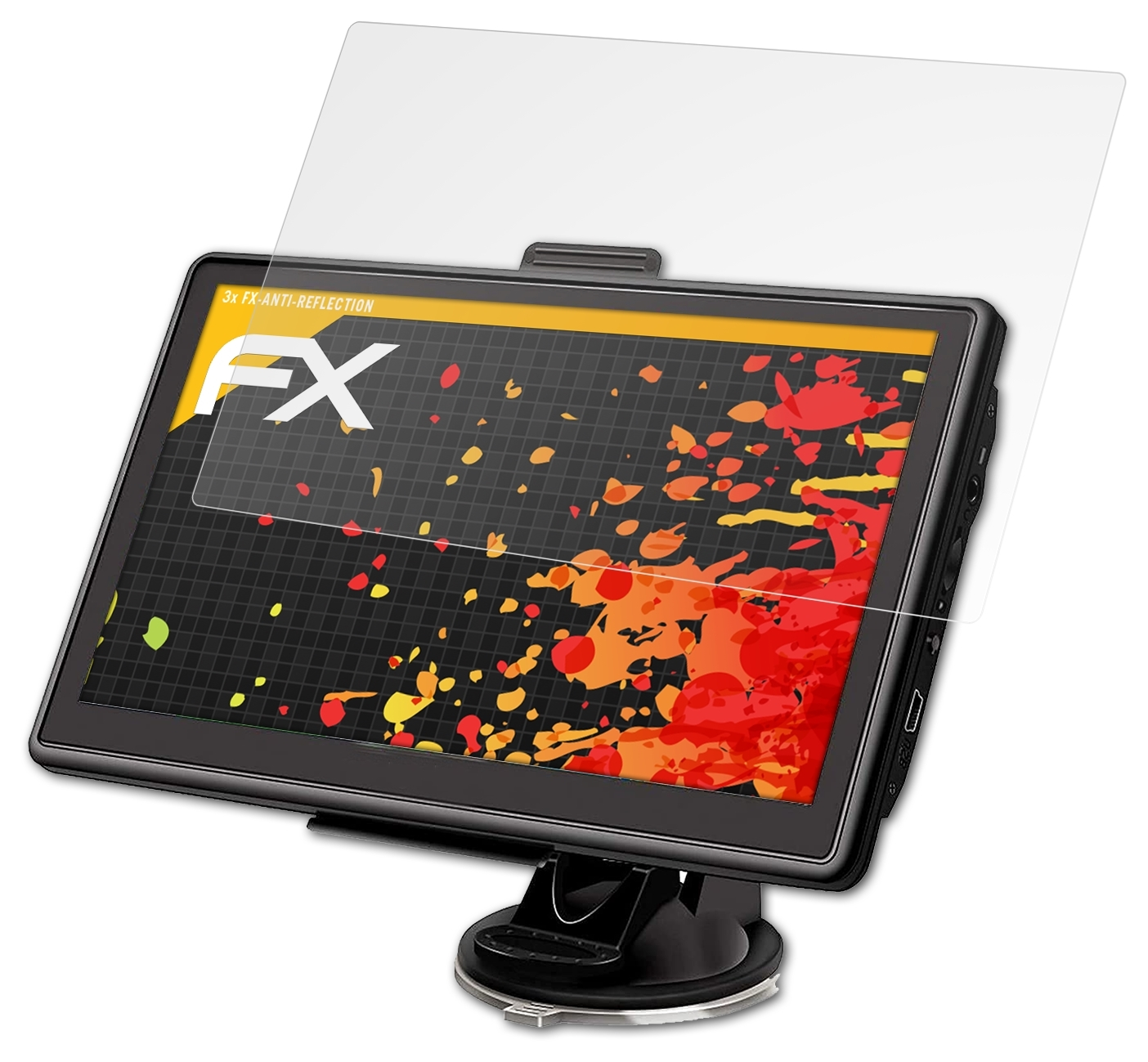 7 Inch) 3x FX-Antireflex Displayschutz(für ATFOLIX Jimwey