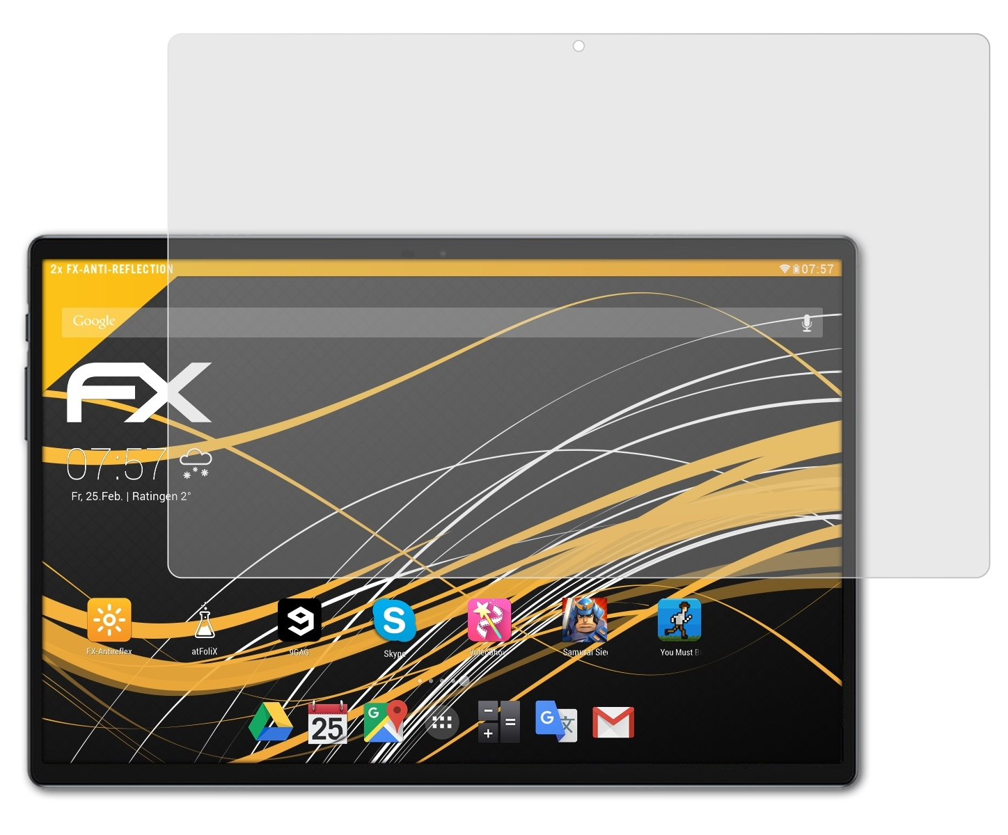 FX-Antireflex 2x M40 ATFOLIX Pro) Displayschutz(für Teclast