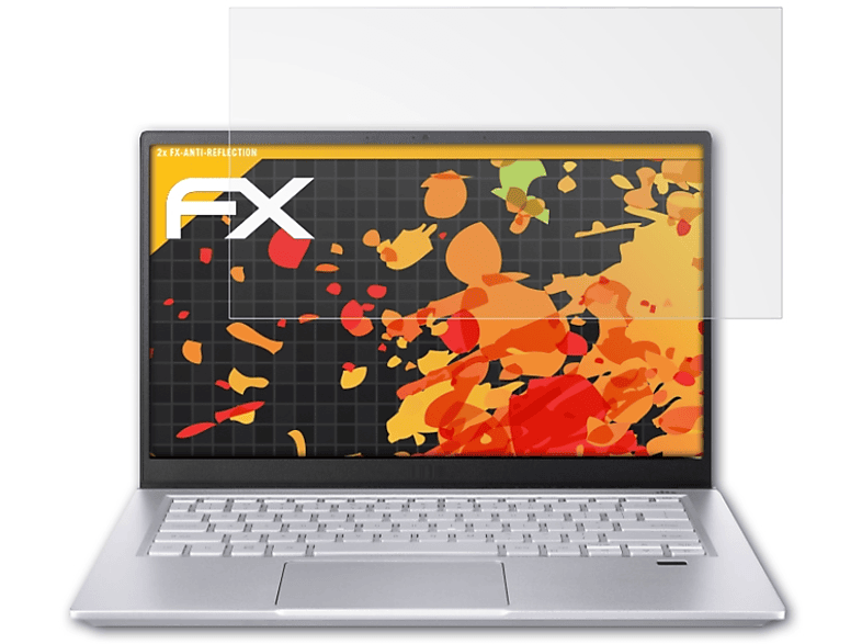 ATFOLIX Acer X Swift Displayschutz(für (SFX14-41G)) FX-Antireflex 2x