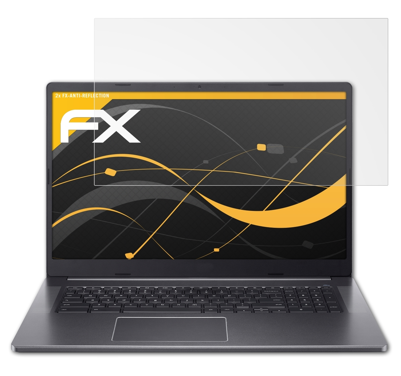ATFOLIX 2x FX-Antireflex Chromebook 317 Acer Displayschutz(für (CB317-1H))