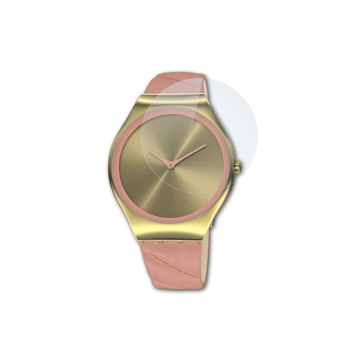 Schutzglas(für ATFOLIX FX-Hybrid-Glass Blush Quilted) Swatch
