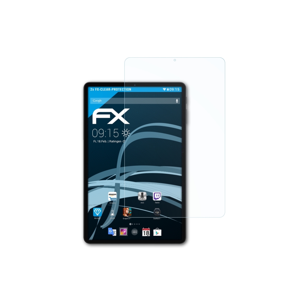 ATFOLIX 2x FX-Clear Displayschutz(für kPad) Alldocube