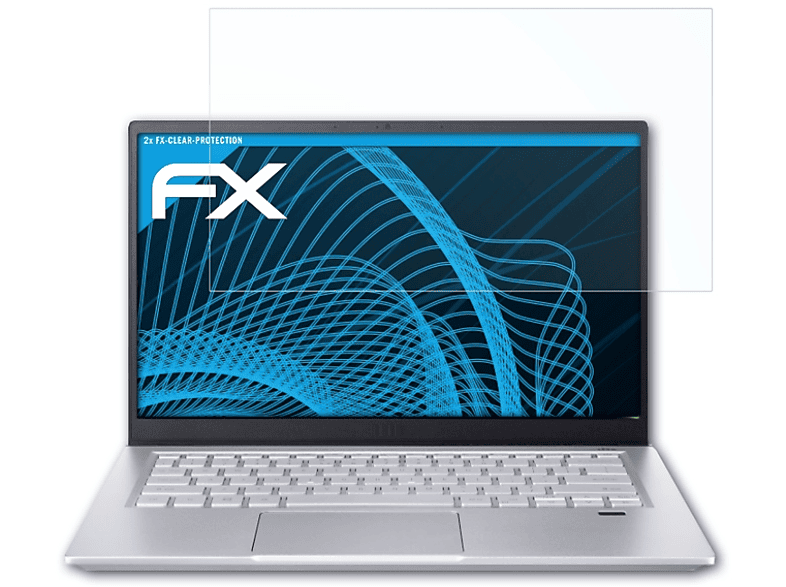 ATFOLIX 2x FX-Clear Displayschutz(für Acer (SFX14-41G)) X Swift
