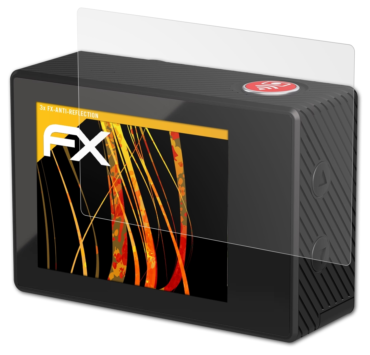 ATFOLIX 3x FX-Antireflex Displayschutz(für X10 Lamax Taurus)