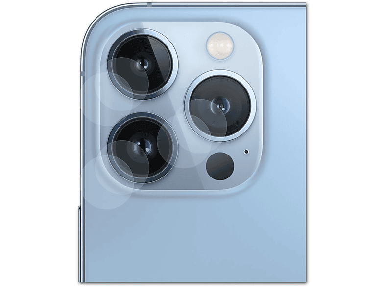 BRUNI 2x Basics-Clear Schutzfolie(für 13 Apple Lens) iPhone