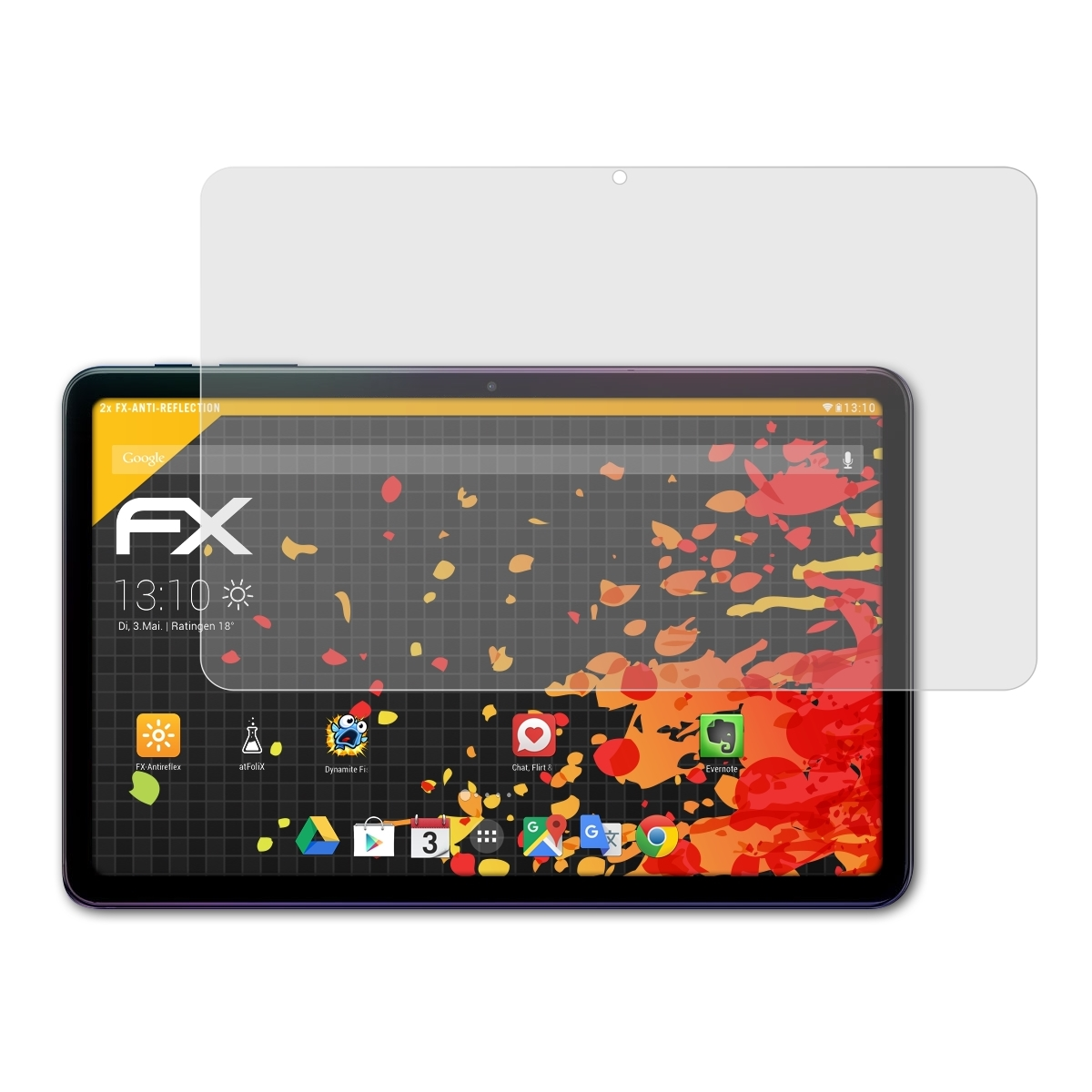 FX-Antireflex Displayschutz(für iPlay Alldocube 2x ATFOLIX Pro) 40