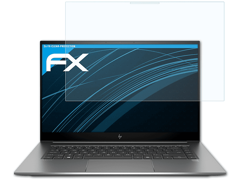 ATFOLIX 2x FX-Clear Displayschutz(für HP ZBook Studio G8)