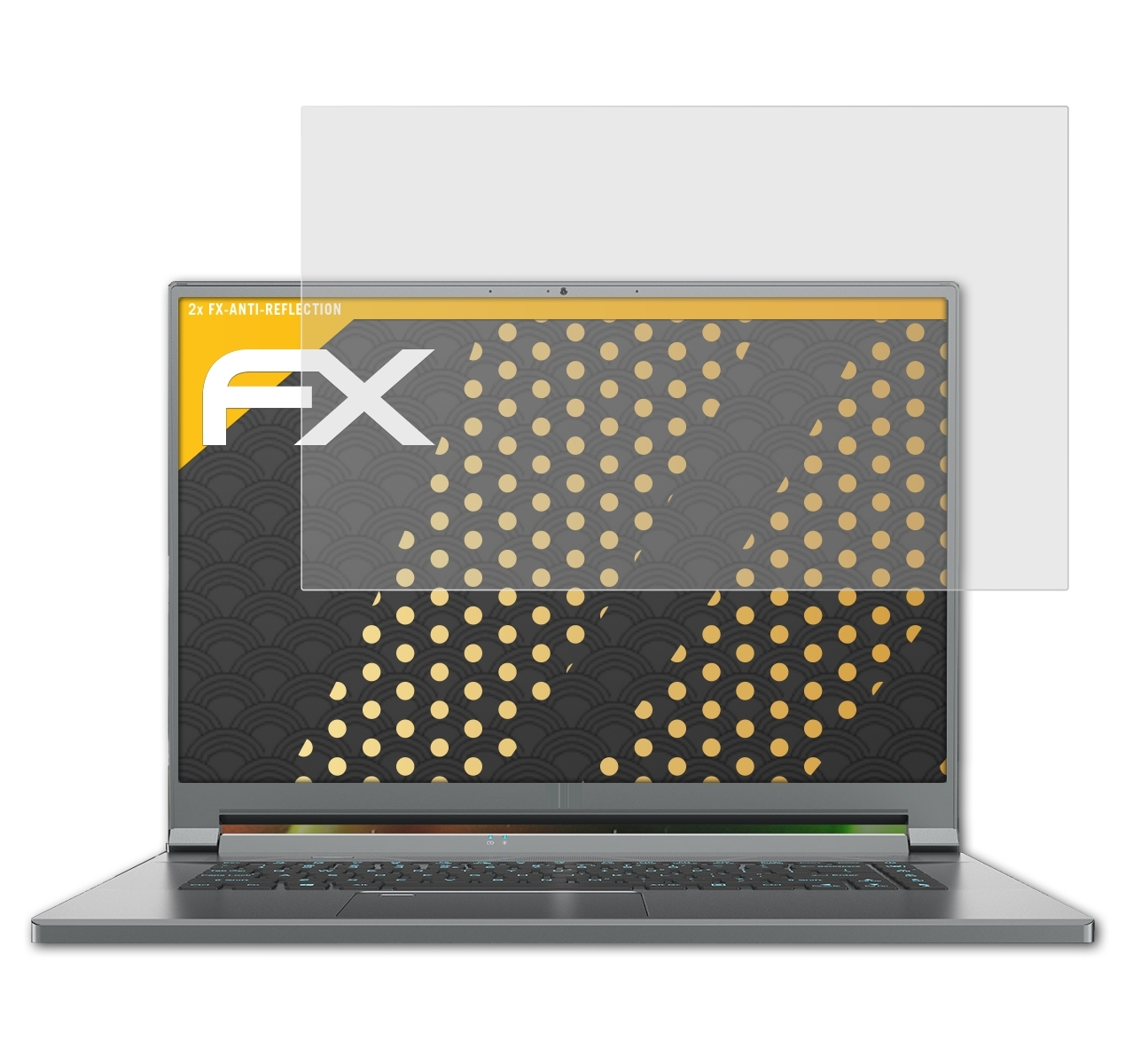 ATFOLIX 2x FX-Antireflex Displayschutz(für Acer SE (PT516-51s)) Triton 500 Predator