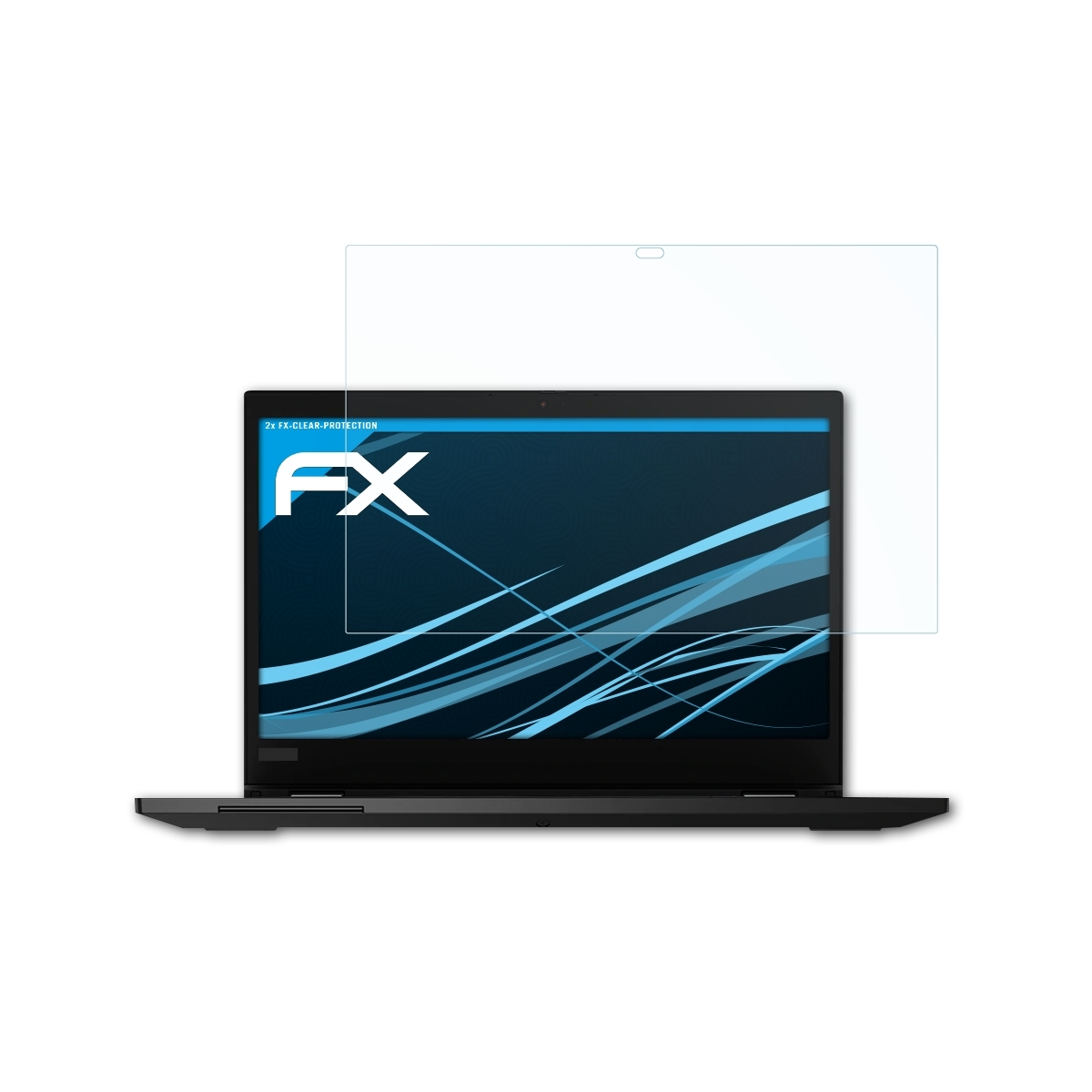 ATFOLIX 2x FX-Clear Displayschutz(für Lenovo L13 (Gen ThinkPad 2)) Yoga