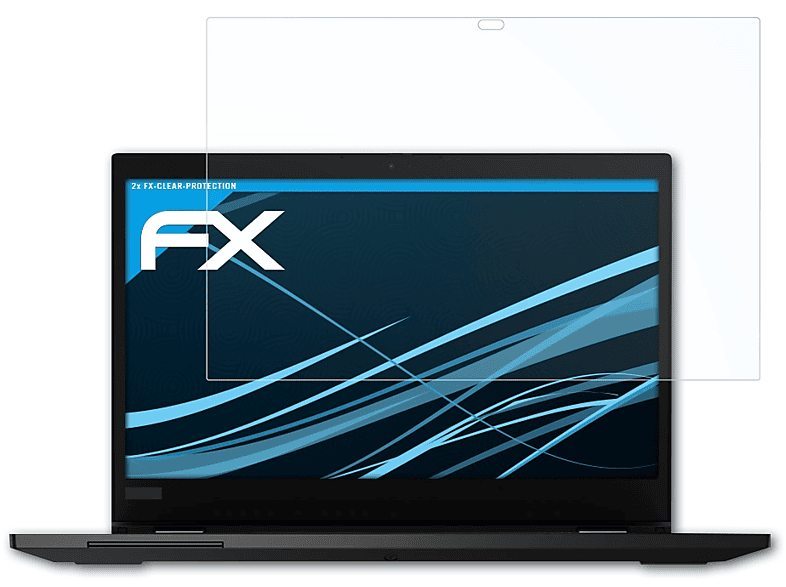 ATFOLIX 2x FX-Clear Displayschutz(für Lenovo L13 (Gen ThinkPad 2)) Yoga