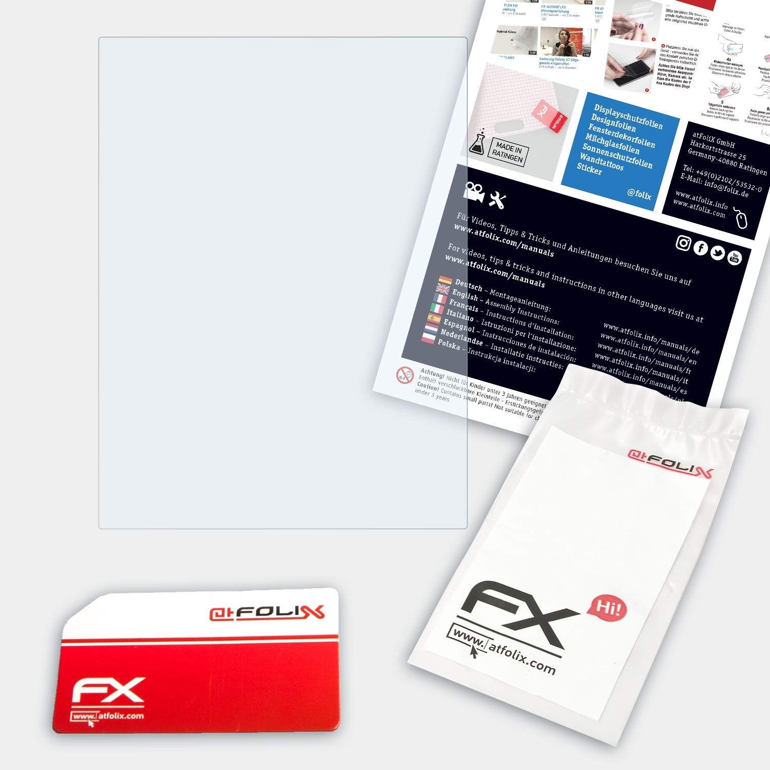 ATFOLIX FX-Clear Displayschutz(für Mira) BOOX