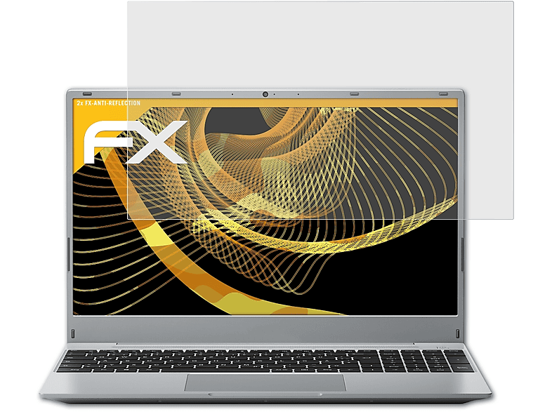 ATFOLIX 2x FX-Antireflex Displayschutz(für Medion AKOYA E15303 (MD62063))
