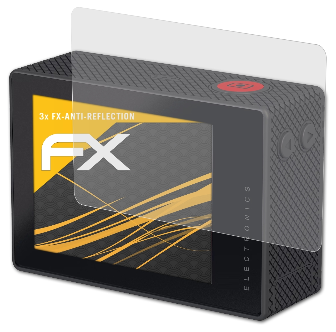 ATFOLIX 3x FX-Antireflex Displayschutz(für Lamax Sirius) X8.1