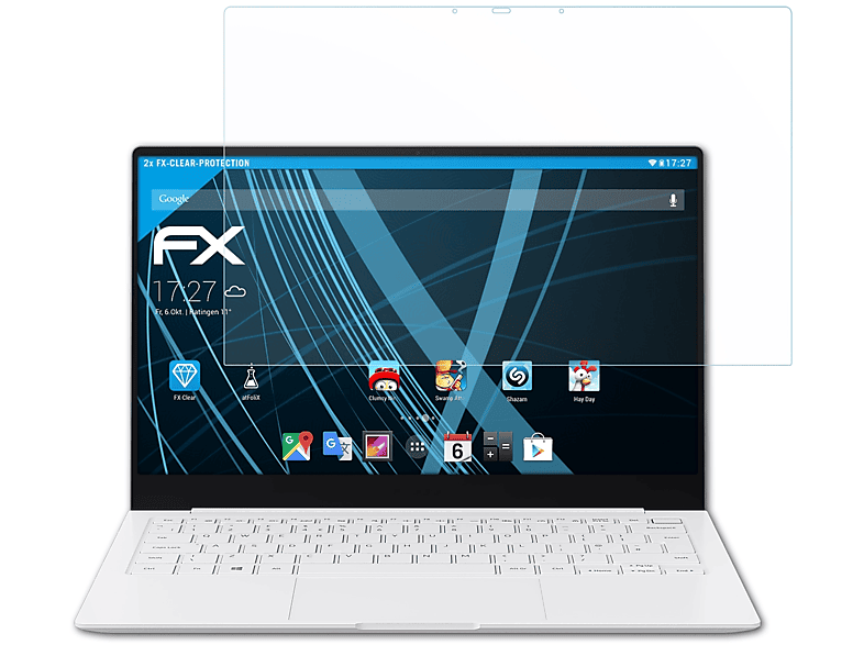 ATFOLIX 2x FX-Clear Displayschutz(für Samsung Galaxy Book Pro (15 inch))